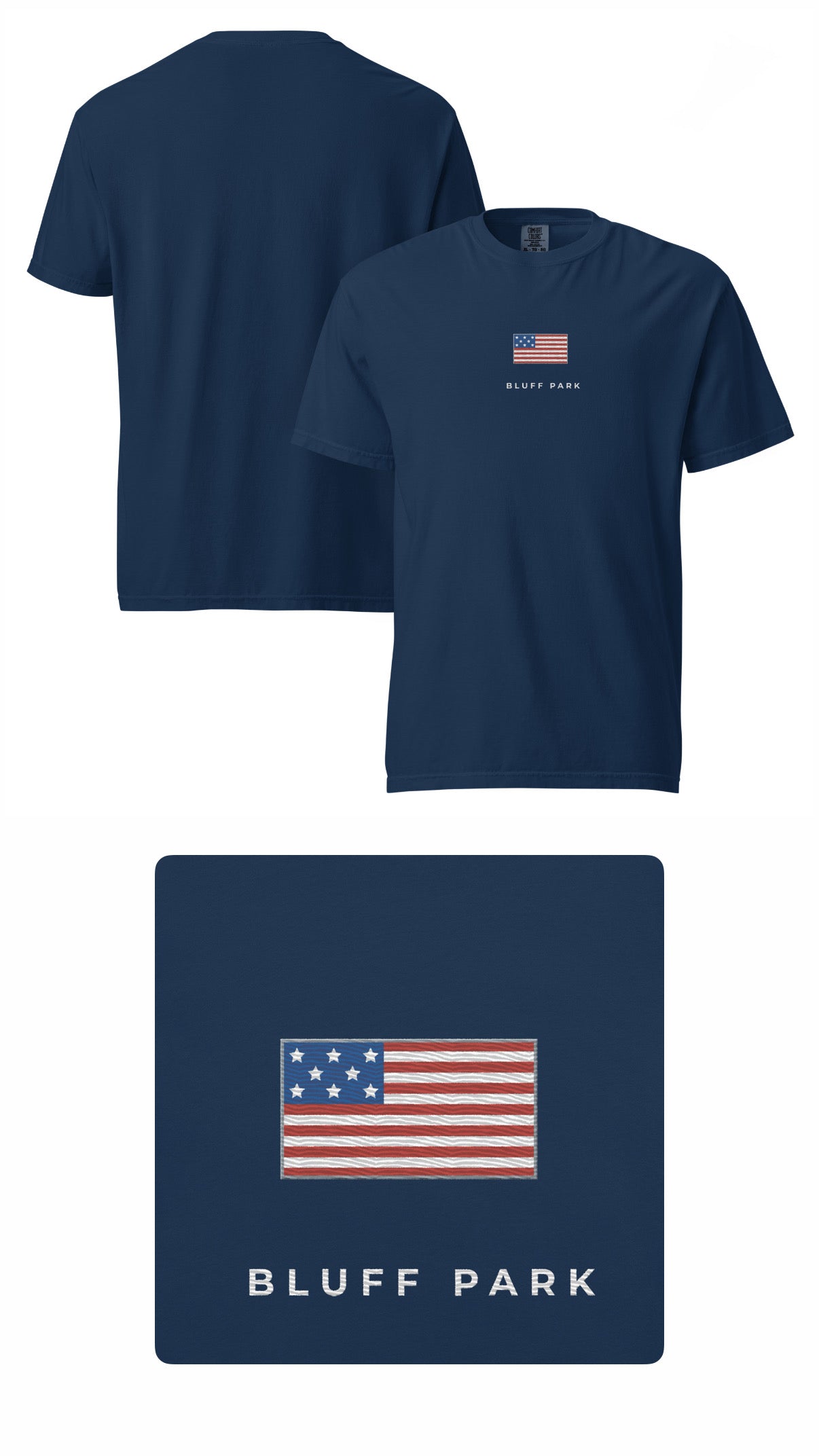 Bluff Park Embroidered Tshirt PREORDER