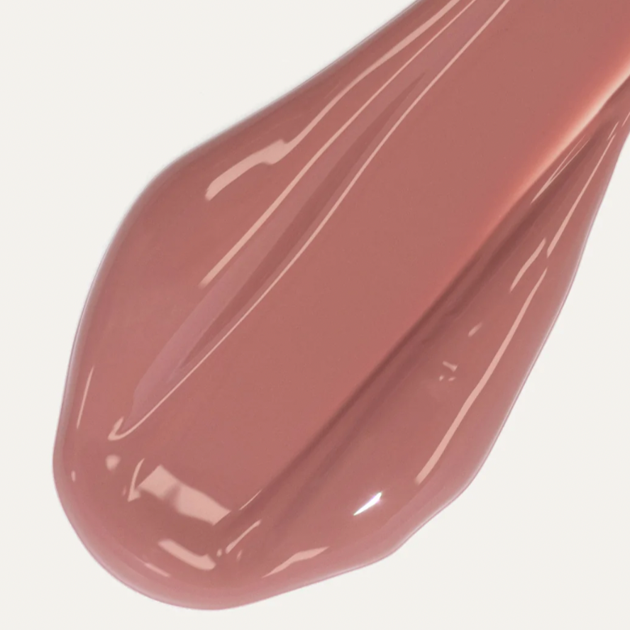Lip colour serum shade Buff is a neutral nude with a tiny hint of pink.